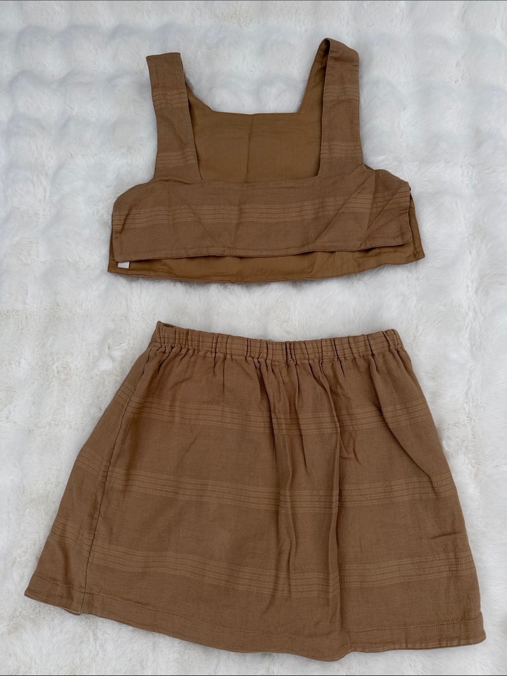 Free People Brown Two-Piece Skirt Set - Picture 9 of 12